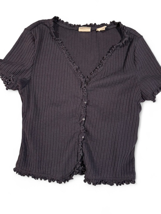 Levi's Tops - Levi's Ribbed Short Sleeve Top in Charcoal